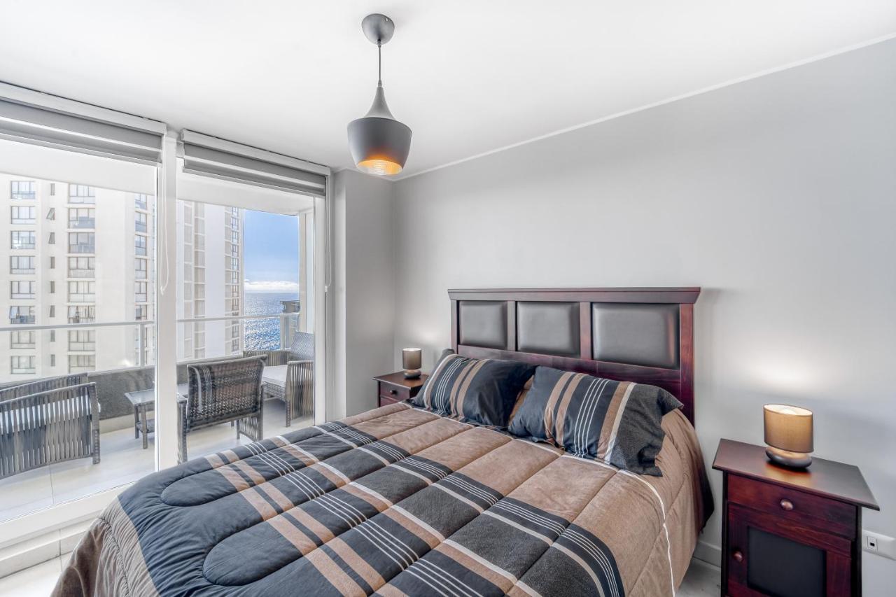Apartamento Moderno Departamento Vista Al Mar En Renaca Norte Vina del Mar